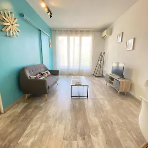  Appartement T2 St Jean 5' Port/gare Balcon Clim Wifi